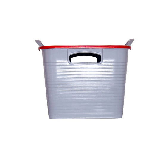 Red Gorilla Stack N Store Storage Tub, Stackable Polypropylene Box for Camping Kit, Tack, Feed and Garage Storage