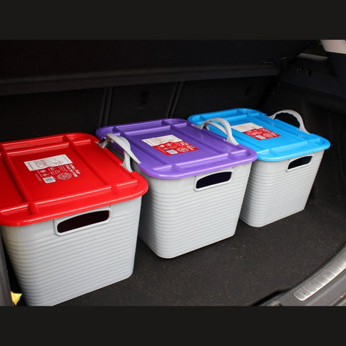 Red Gorilla Stack N Store Storage Tub, Stackable Polypropylene Box for Camping Kit, Tack, Feed and Garage Storage