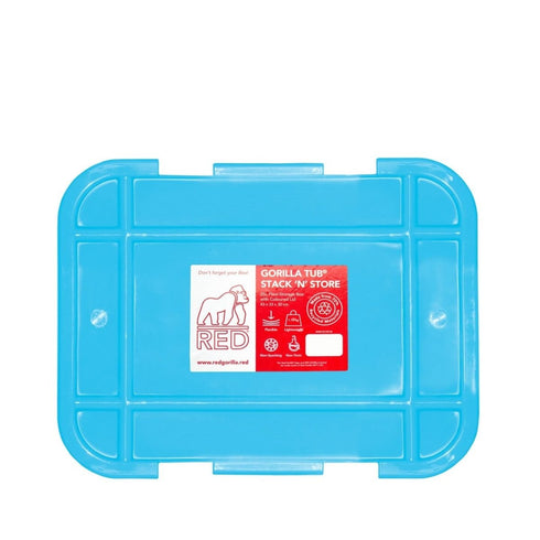 Red Gorilla Stack N Store Storage Tub, Stackable Polypropylene Box for Camping Kit, Tack, Feed and Garage Storage