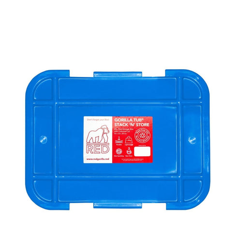 Red Gorilla Stack N Store Storage Tub, Stackable Polypropylene Box for Camping Kit, Tack, Feed and Garage Storage
