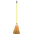 Red Gorilla Standard Corn Broom with 120 cm Handle, Natural Corn Fibre Outdoor Broom for Yards, Patios and Stables