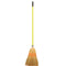 Red Gorilla Standard Corn Broom with 120 cm Handle, Natural Corn Fibre Outdoor Broom for Yards, Patios and Stables