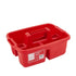 Red Gorilla Tidee Tray, Flat Polypropylene Tote Tray for Feed, Grooming Kit, Garden Tools and Car Boot Storage