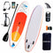 Red Sunshine Inflatable Stand Up Paddle Board, iSUP Package with Paddle, Pump, Leash and Dry Bag