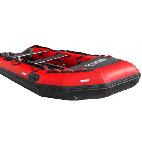 Rescue Boat 2026 Heavy Duty Inflatable Boat, 1.2mm PVC with Rubbing Strake and Reflective Lights