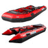 Rescue Boat 2026 Heavy Duty Inflatable Boat, 1.2mm PVC with Rubbing Strake and Reflective Lights