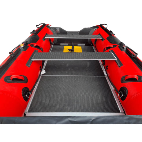 Rescue Boat 2026 Heavy Duty Inflatable Boat, 1.2mm PVC with Rubbing Strake and Reflective Lights