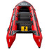 Rescue Boat 2026 Heavy Duty Inflatable Boat, 1.2mm PVC with Rubbing Strake and Reflective Lights