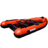 Rescue Dinghy Boat 2026, Heavy Duty Inflatable Dinghy with 3 Air Chambers, Oars, Aluminium Seat and Pump