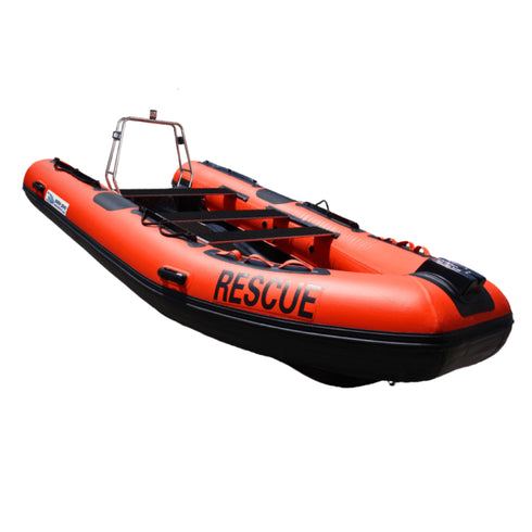 Rescue Dinghy Boat 2026, Heavy Duty Inflatable Dinghy with 3 Air Chambers, Oars, Aluminium Seat and Pump