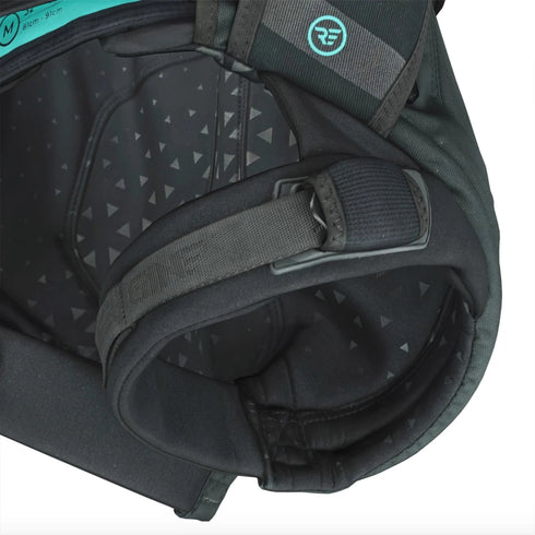 Ride Engine Contour Seat V1 Harness Black, Low-Hip Kite Seat Harness with Curv Sacrum Plate and Padded Leg Loops