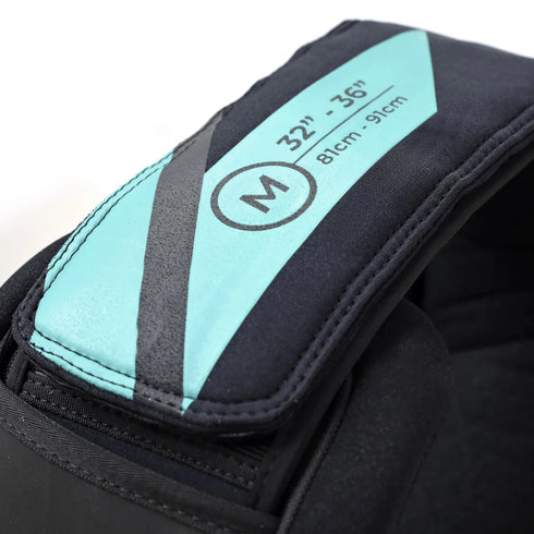 Ride Engine Contour Seat V1 Harness Black, Low-Hip Kite Seat Harness with Curv Sacrum Plate and Padded Leg Loops