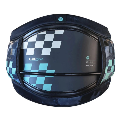 Ride Engine Elite Type 2 Hyperlock Harness Black Smoke, Flexible Composite Hard Shell Kite Harness with Ratchet Bar