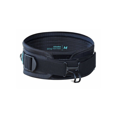 Ride Engine Vinaka Wingsurf V1 Harness Black, 450 g Low-Profile Wing Foil Waist Harness with Sliding Hook