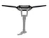 RIVA PRO-BAR Runabout Handlebars in Black, 7/8 Inch T6 Aluminium Jet Ski Handlebar with Crossbar and Pad