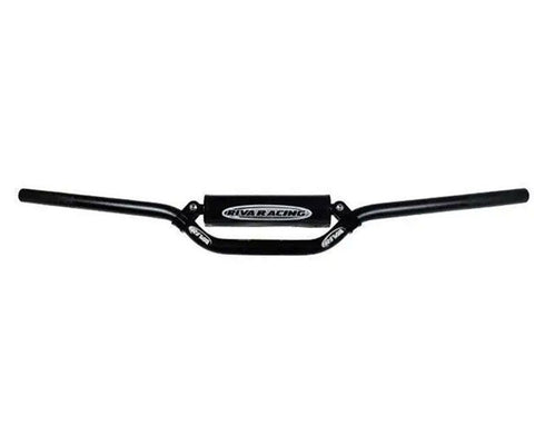 RIVA PRO-BAR Runabout Handlebars in Black, 7/8 Inch T6 Aluminium Jet Ski Handlebar with Crossbar and Pad