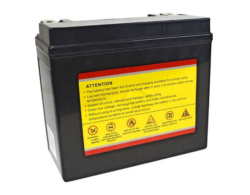RIVA Sealed High Performance PWC Battery for 2021 and Newer Yamaha, Sea-Doo 4-TEC and Spark, 375 CCA Sealed