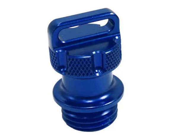 RIVA Yamaha 1.8L Billet Engine Oil Filler Cap in Blue, Anodised Aluminium Cap for HO, SHO and SVHO Engines