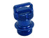 RIVA Yamaha 1.8L Billet Engine Oil Filler Cap in Blue, Anodised Aluminium Cap for HO, SHO and SVHO Engines