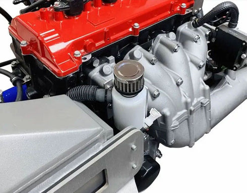 RIVA Yamaha 1.8L Catch Can and Engine Breather Kit for 2012 and Newer SVHO, SHO and HO, Translucent Can with Drain