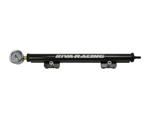 RIVA Yamaha 1.8L High Flow Billet Fuel Rail in Black, Supports 500+ HP on Supercharged and Turbo SVHO, SHO, HO