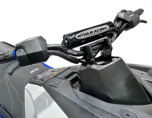 RIVA Yamaha GP Pro-Series Steering System for 2021 and Newer GP Models, Black Billet Aluminium Race Steering
