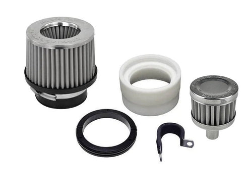 RIVA Yamaha HO Power Filter Kit for GP, FX, VX, VXR and VXS 1.8L and 1.9L HO, Stainless Filter with Engine Breather