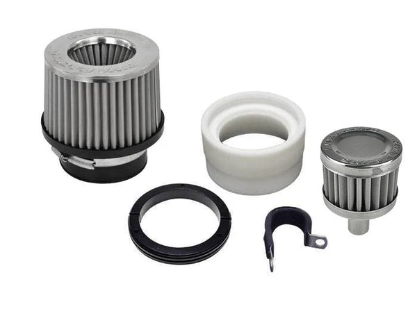 RIVA Yamaha HO Power Filter Kit for GP, FX, VX, VXR and VXS 1.8L and 1.9L HO, Stainless Filter with Engine Breather