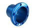 RIVA Yamaha Rear Exhaust Kit for GP1800, VX HO and VXR VXS, Blue Anodised Billet Through-Hull Outlet