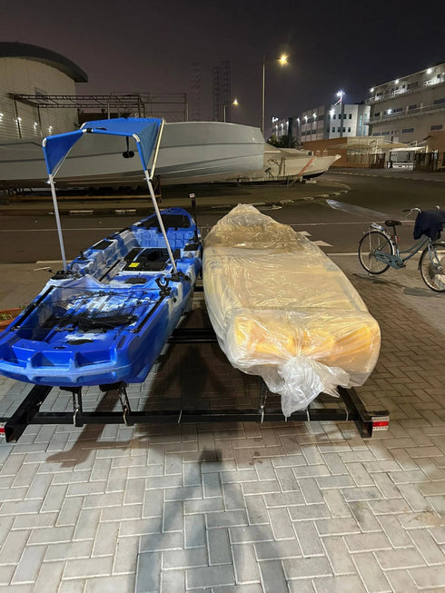 Road Double Trolly for Kayaks - Air Boats & Jetskis