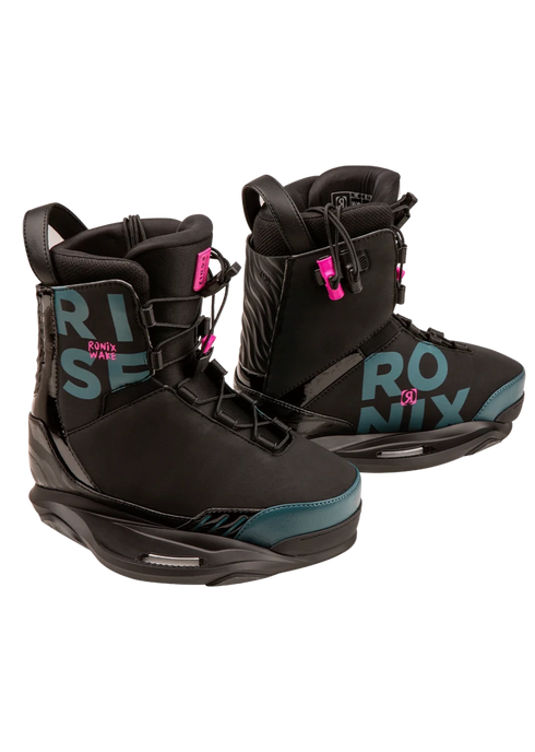 RONIX BOOTS 2025 - Rise - Intuition - Black / Teal / Pink