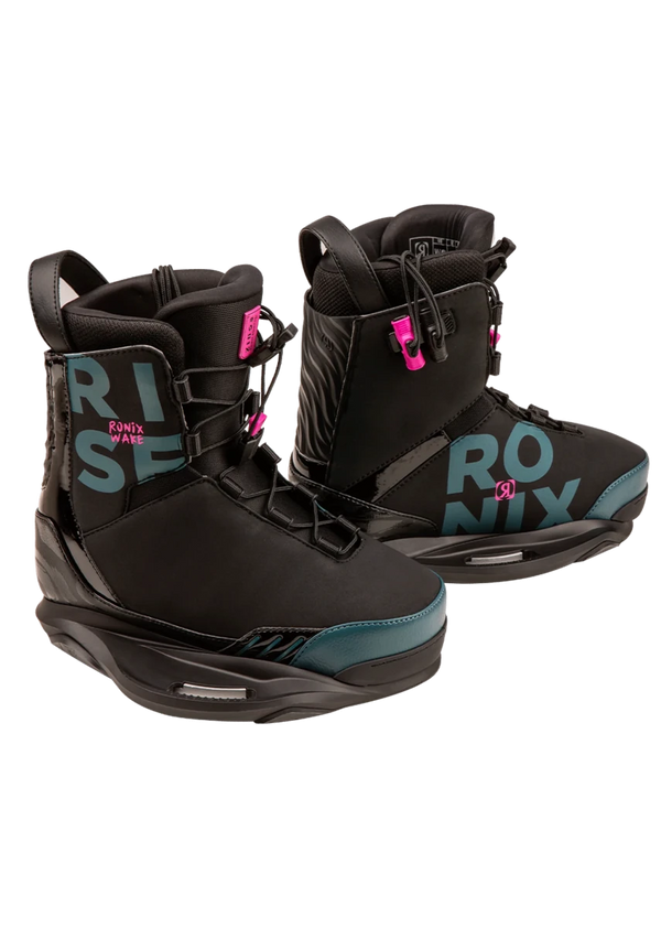 RONIX BOOTS 2025 - Rise - Intuition - Black / Teal / Pink