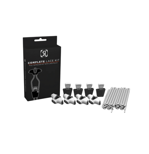 Ronix Complete Lace Kit for Wakeboard Boots, Set of 4 Laces, 4 AutoLocks and 4 Pull Handles