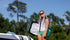 Ronix Coral Women's CE Approved Impact Vest White Blue Fade, Lightweight Flex Foam Wake Vest for Mobility