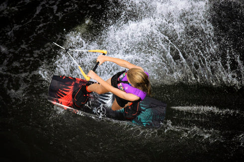 Ronix Daydream Women's CGA Life Vest Lavender Floral, Coast Guard Approved Wake Vest with Solid Buoyancy
