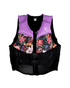 Ronix Daydream Women's CGA Life Vest Lavender Floral, Coast Guard Approved Wake Vest with Solid Buoyancy