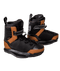 Ronix Diplomat EXP Intuition Wakeboard Boots Black Gum Rubber, Walkable Cable Boot with Lace-Up Intuition+ Liner