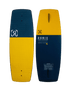Ronix Electric Collective Wakeskate Navy Mustard 45 Inch, Maple Wood Concave Skate with Kicktail for Control