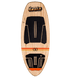 Ronix Element Core Blunt Nose Skimmer Wakesurf Board Paulownia Sunset 4'6, Fin-S Floating Fin Wakesurfer