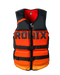 Ronix Megacorp Surf Capella 3.0 CGA Life Vest Fireball, Coast Guard Approved Wake Vest with Capella Fit