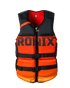 Ronix Megacorp Surf Capella 3.0 CGA Life Vest Fireball, Coast Guard Approved Wake Vest with Capella Fit
