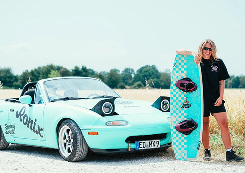 RONIX PARK BOARDS 2026 - Spring Break - All Over Flex - Checkered Blue