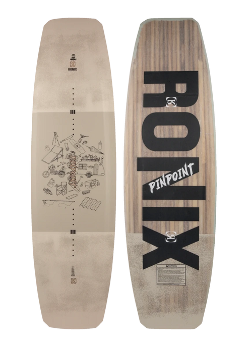 RONIX PARKBOARDS 2025 - Pinpoint - All Over Flex board Sand / Sketchy Vitals
