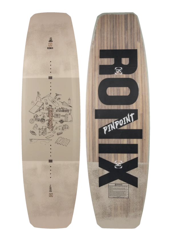 RONIX PARKBOARDS 2025 - Pinpoint - All Over Flex board Sand / Sketchy Vitals