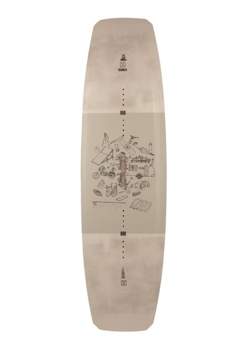 RONIX PARKBOARDS 2025 - Pinpoint - All Over Flex board Sand / Sketchy Vitals