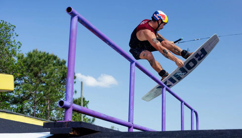 RONIX PARKBOARDS 2025 - Pinpoint - All Over Flex board Sand / Sketchy Vitals