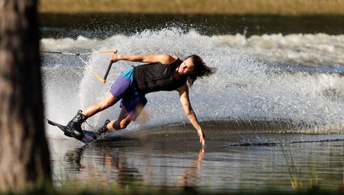 Ronix Quarter 'Til Midnight SF Women's Wakeboard Skate Black Coral 129, Hybrid Rocker Boat Wakeboard