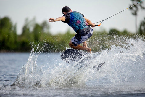 Ronix Rove Karver Wakeskate Maple White Black 44 Inch, Tri Fin Soul Turn Skate with 1.7 Inch Hook Fins