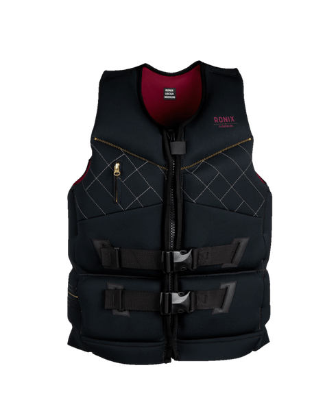 Ronix Supernova Women's Capella 3.0 CGA Life Vest Black, US Coast Guard Approved Women's Wake Vest
