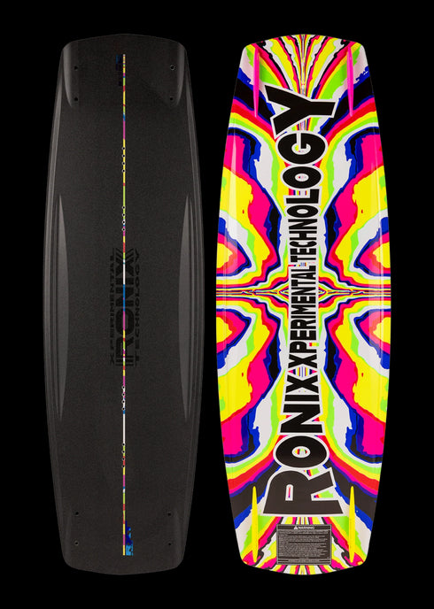 Ronix Wakeboards 2025 RXT Blackout Technology Charcoal / Kaleidoscope
